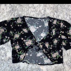Floral crop top